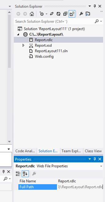 Visual Studio 2010 Solution Explorer, Properties